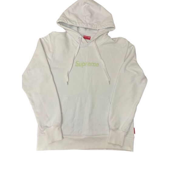 Supreme Spain Box Logo Hooded Sweatshirt Stone Hoodie White Supreme Spain Box Logo Hooded Sweatshirt Stone Hoodie White